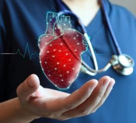 Cardiologist,Doctor,Hold,Virtual,Reality,Heart,For,Cardiology,Healthcare,Concept.